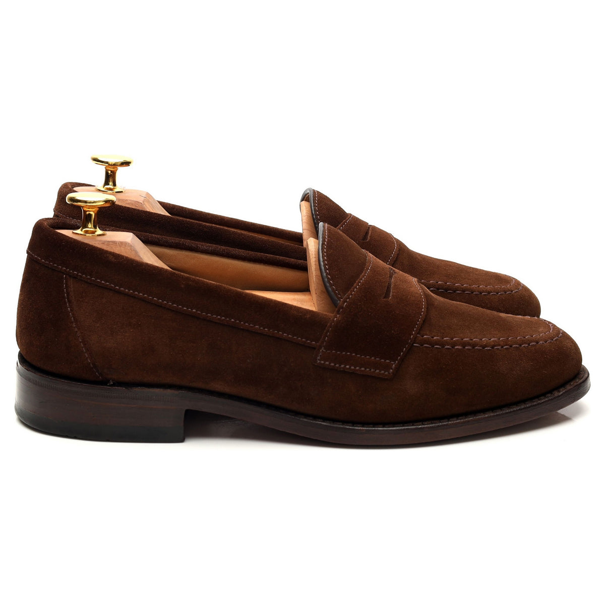 &#39;Eton&#39; Brown Suede Loafer UK 5.5 F