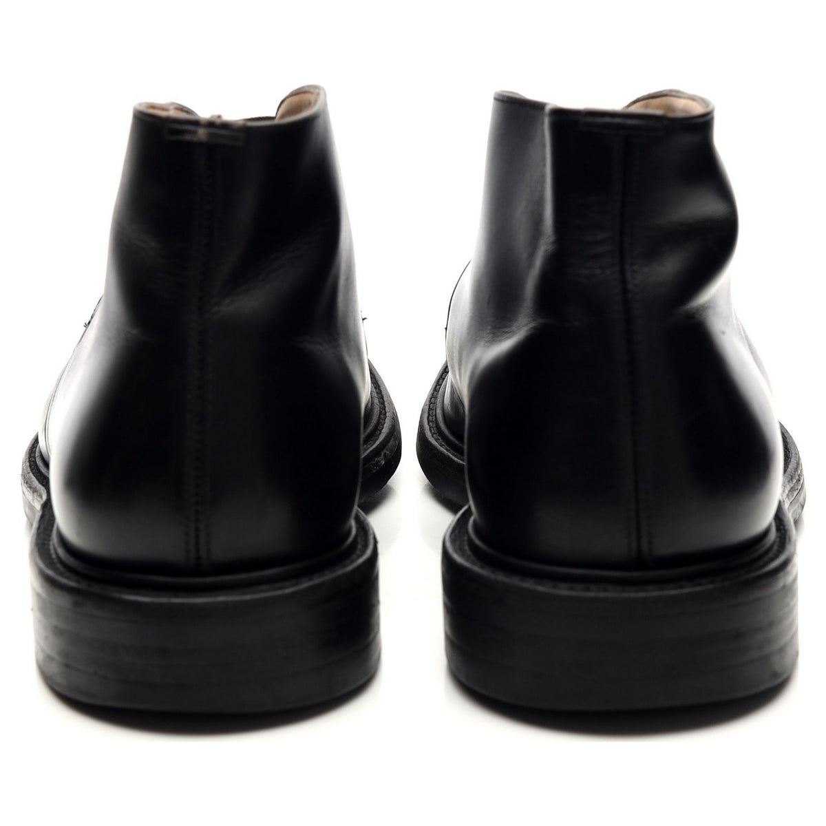 &#39;Tasmania&#39; Black Leather Chukka Boots UK 9 F