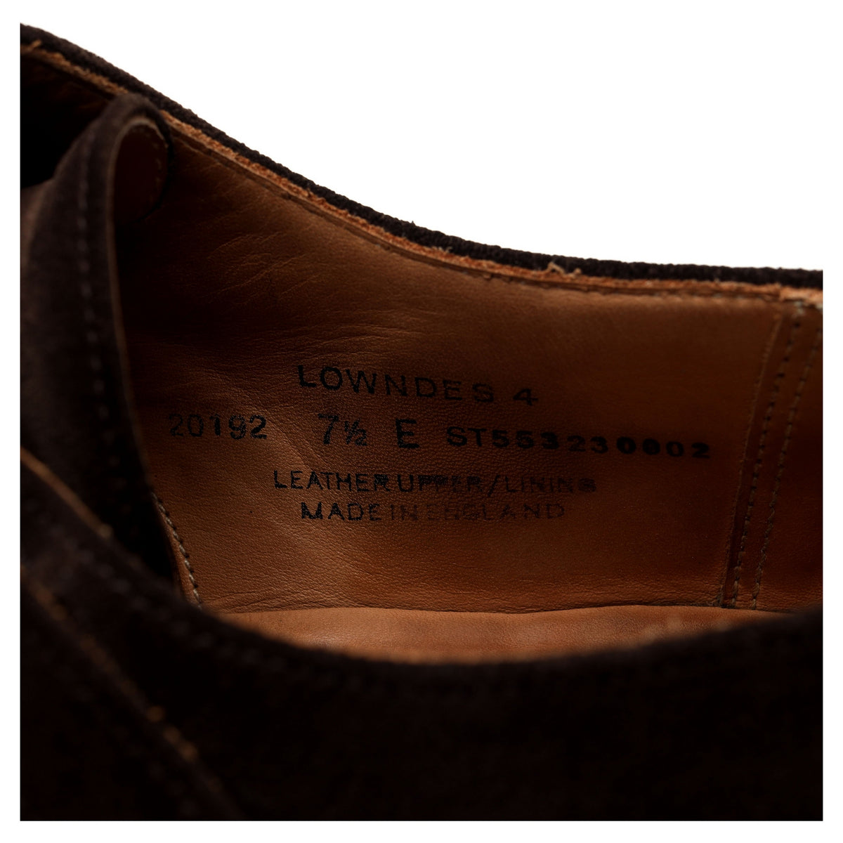 &#39;Lowndes 4&#39; Dark Brown Suede Double Monk Strap UK 7.5 E