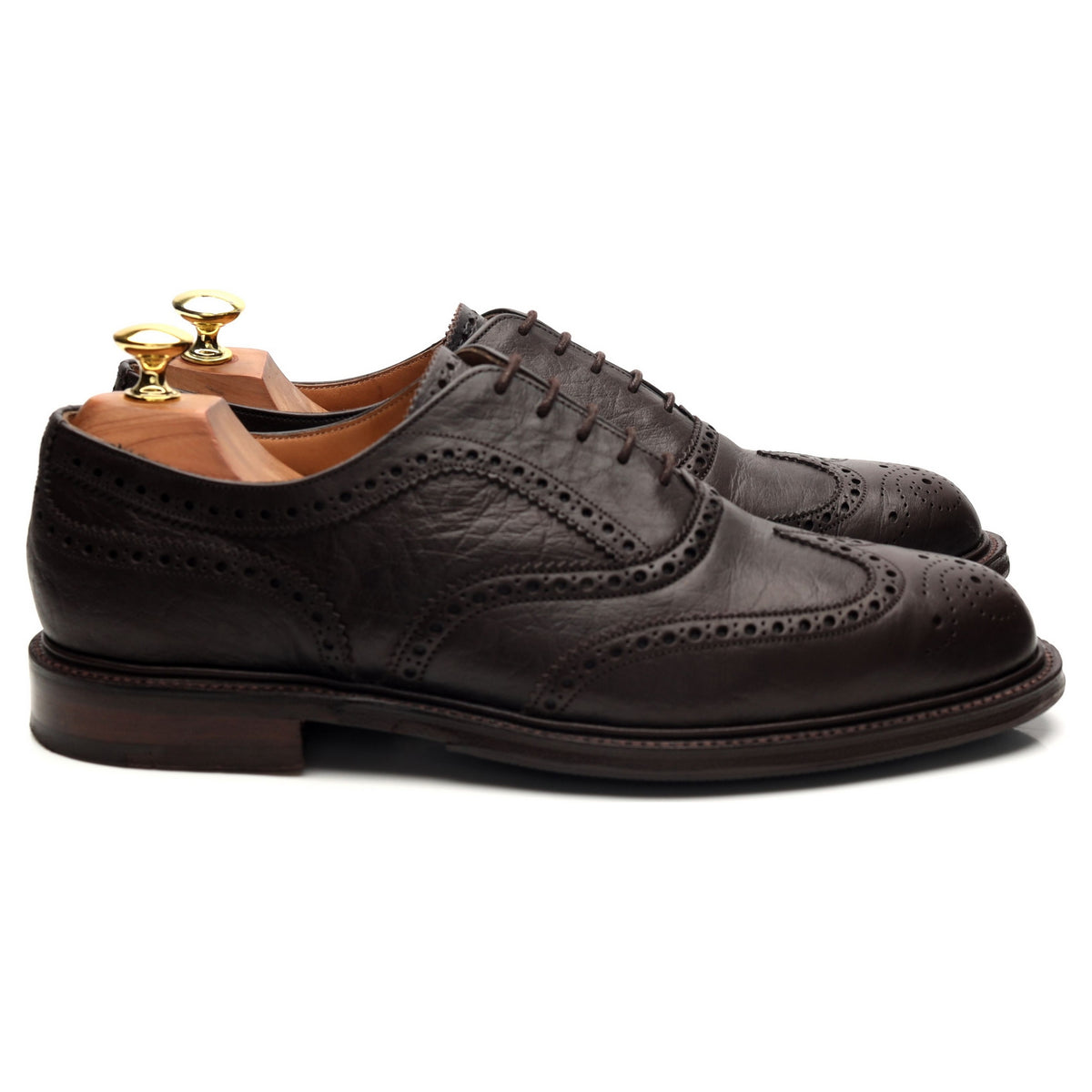 &#39;Tarbert&#39; Dark Brown Oxford Brogues UK 8 F