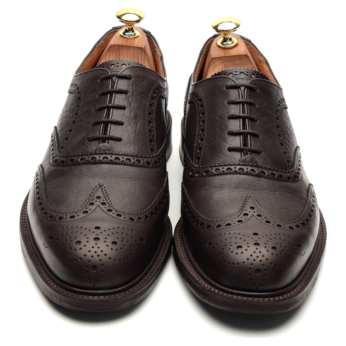 &#39;Tarbert&#39; Dark Brown Oxford Brogues UK 8 F