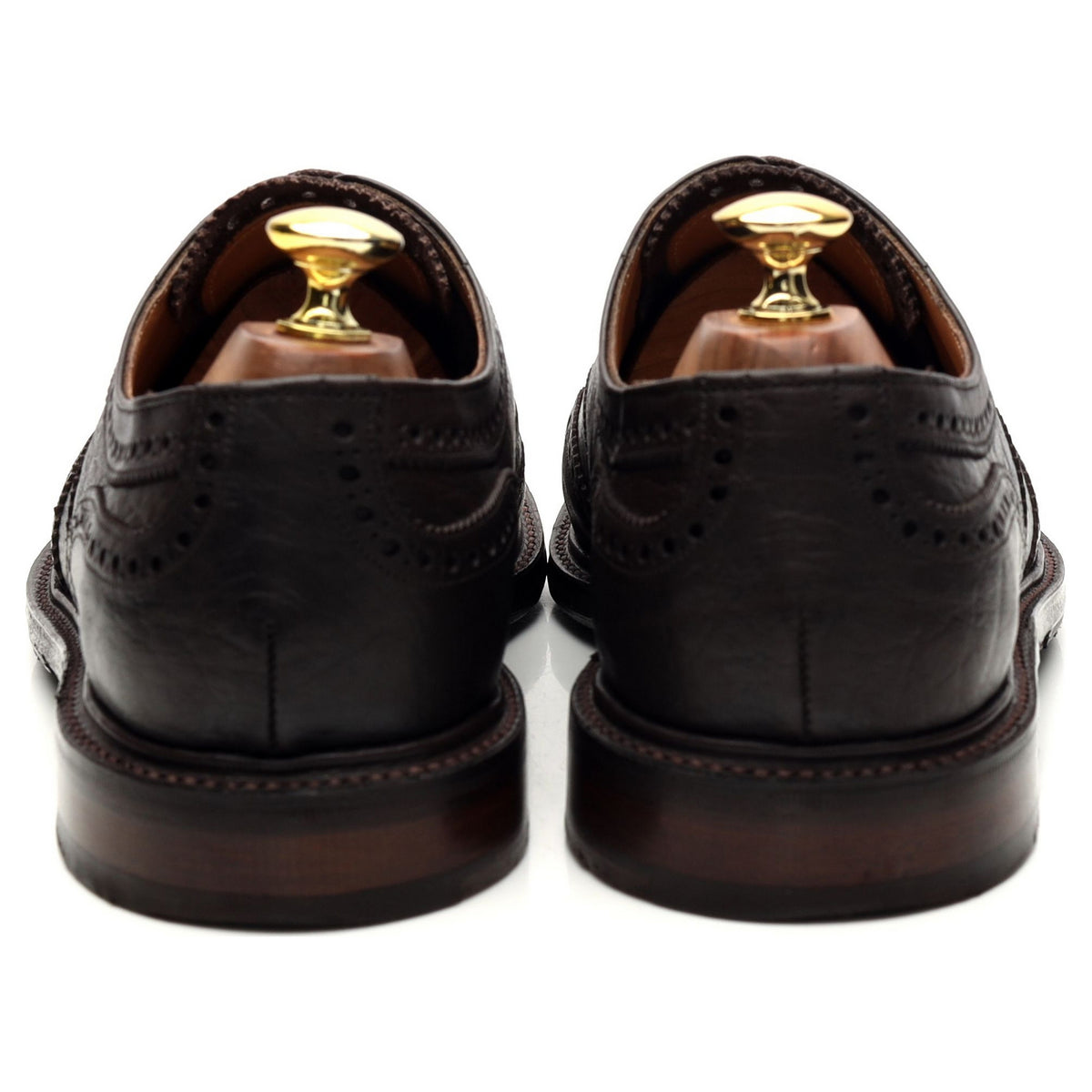 &#39;Tarbert&#39; Dark Brown Oxford Brogues UK 8 F