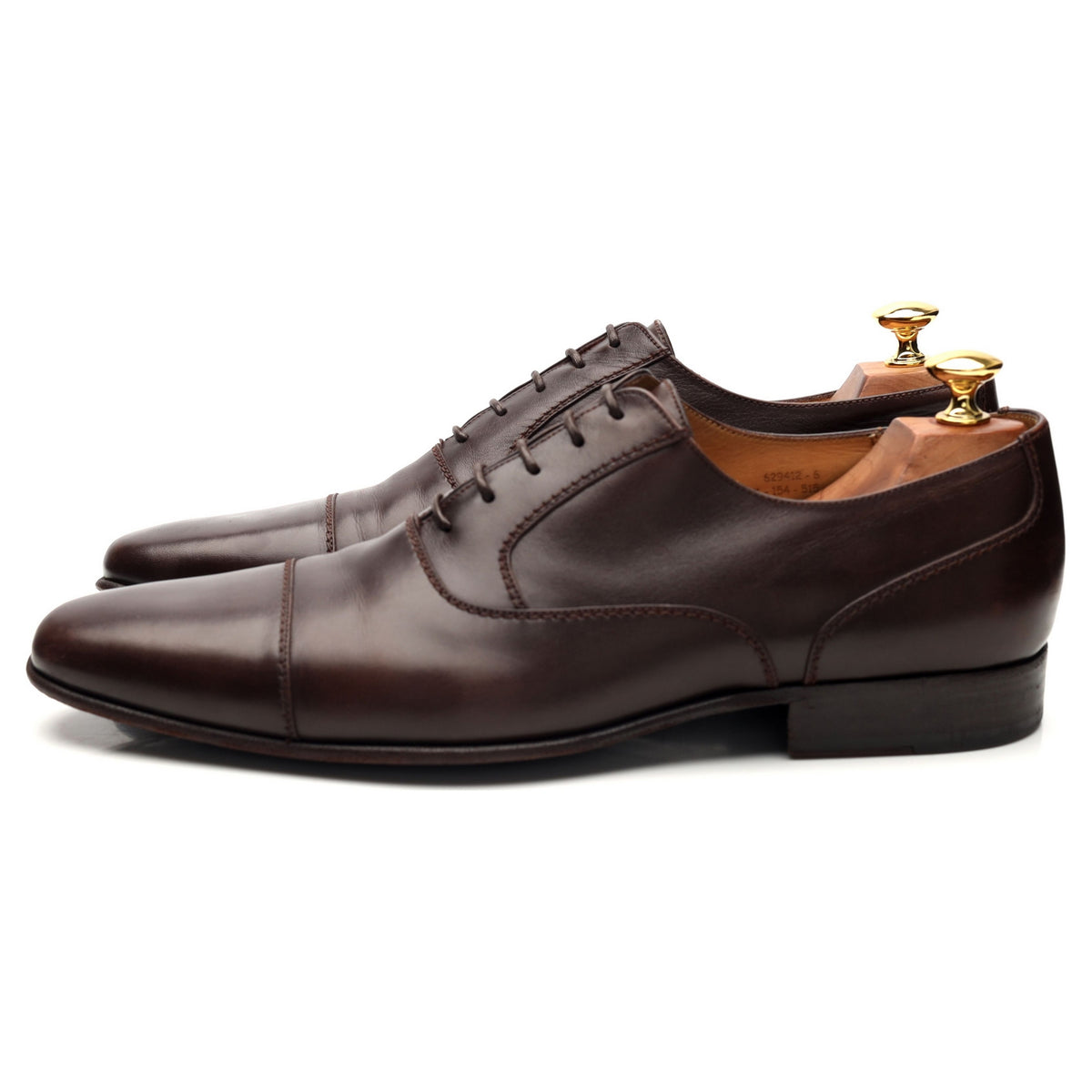 &#39;515&#39; Dark Brown Leather Oxford 9.5 D UK 10