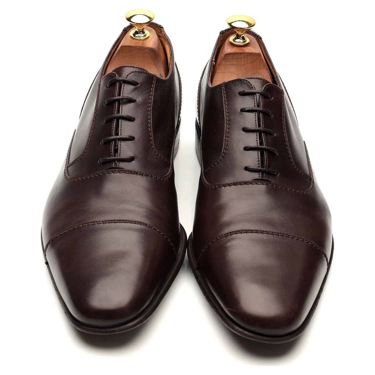 &#39;515&#39; Dark Brown Leather Oxford 9.5 D UK 10