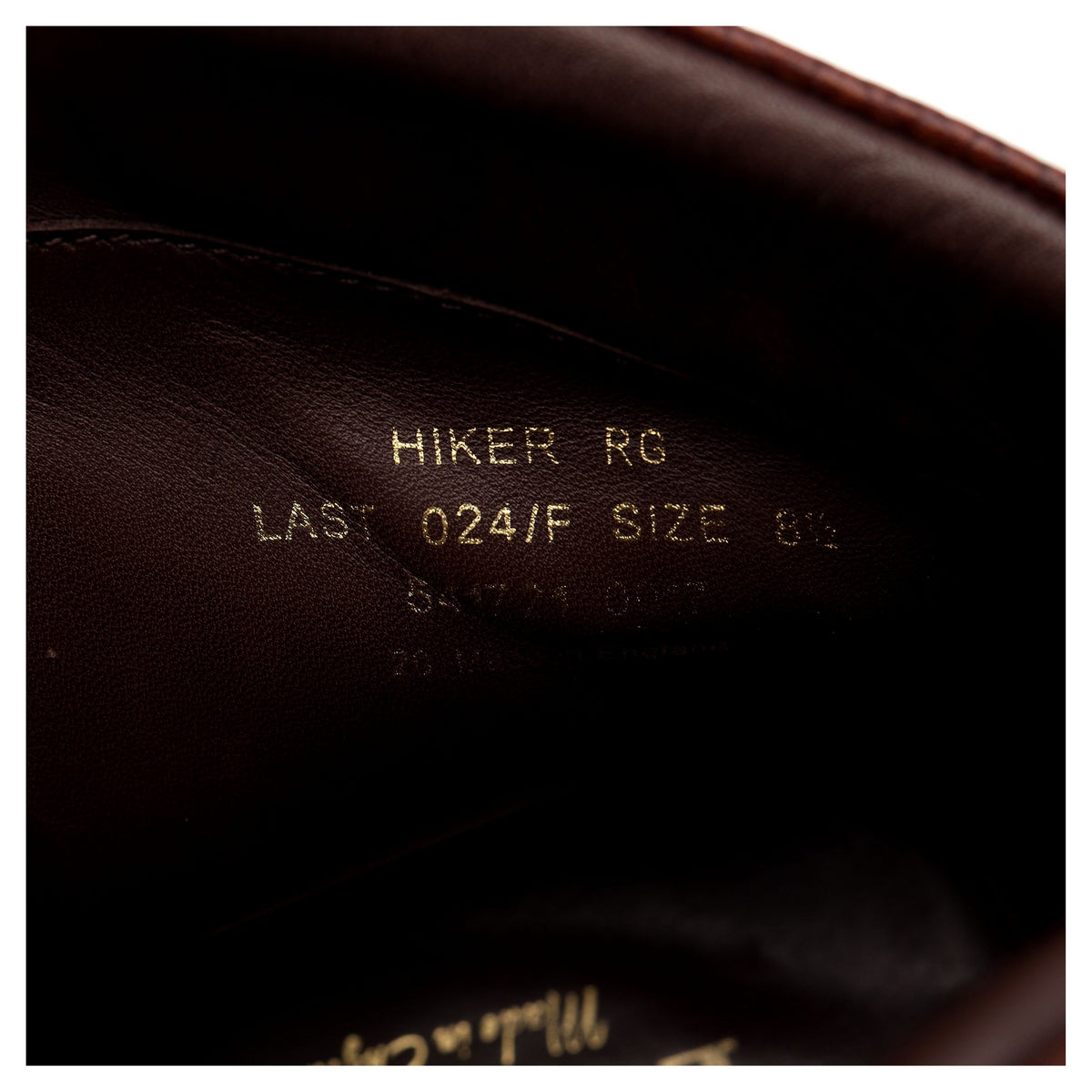 1880 &#39;Hiker&#39; Oxblood Grain Leather Boot UK 8.5 F