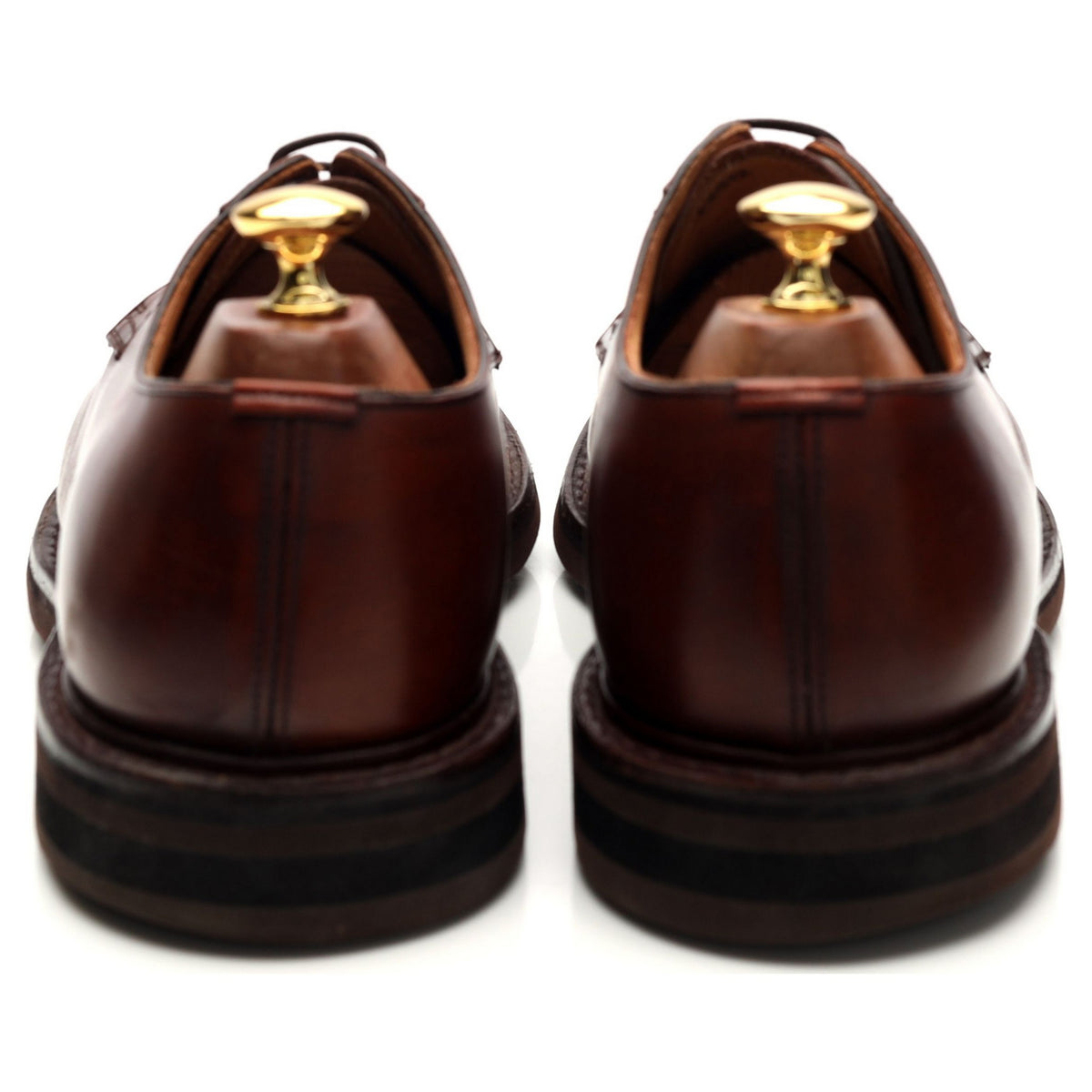 &#39;Woodbridge&#39; Brown Leather Derby UK 9.5 G