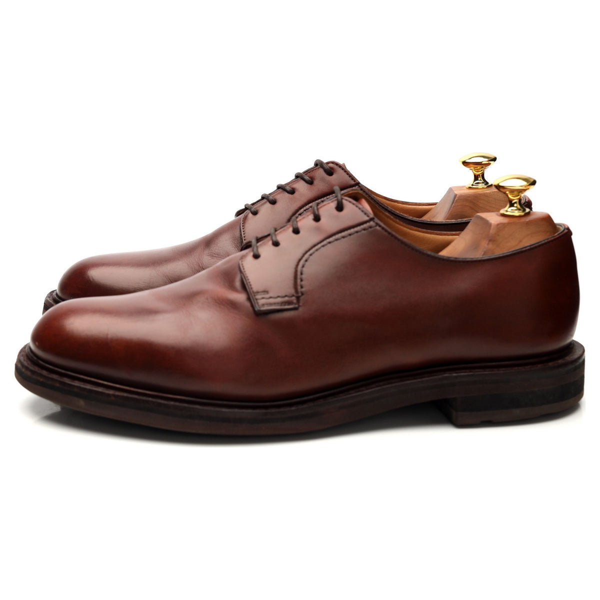 &#39;Woodbridge&#39; Brown Leather Derby UK 9.5 G