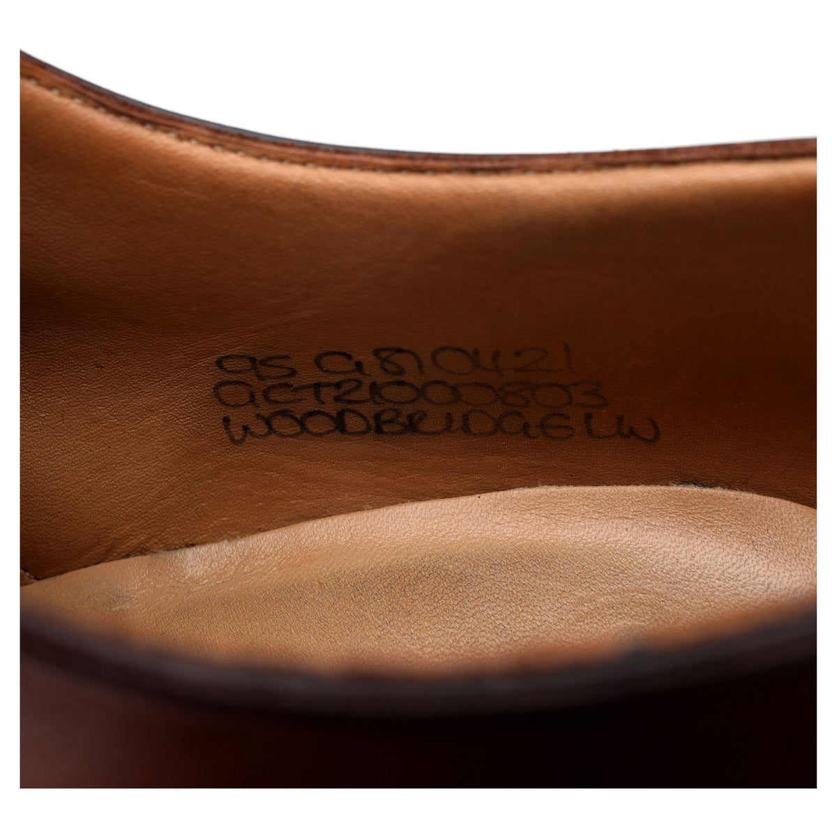 &#39;Woodbridge&#39; Brown Leather Derby UK 9.5 G