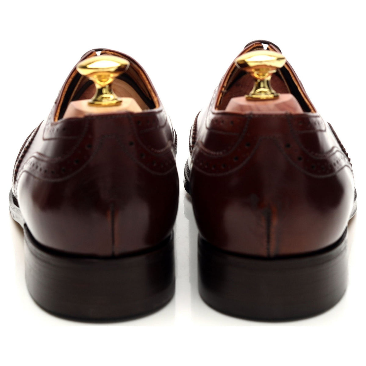 Vintage Brown Leather Oxford Brogue UK 7 EE