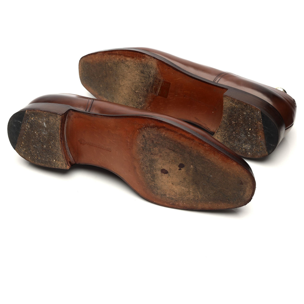 &#39;Dover&#39; Brown Leather Split Toe Derby UK 10 E