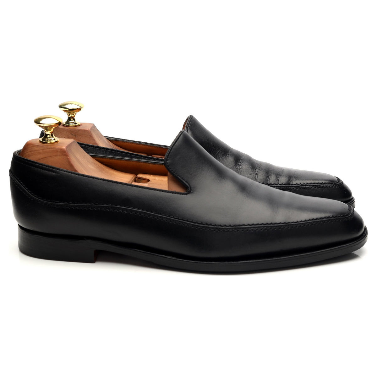 &#39;Berkshire&#39; Black Leather Loafer UK 8 E