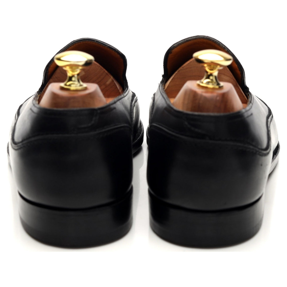 &#39;Berkshire&#39; Black Leather Loafer UK 8 E