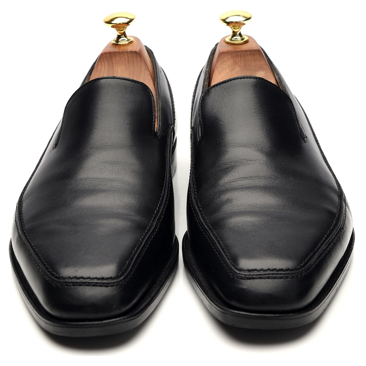 &#39;Berkshire&#39; Black Leather Loafer UK 8 E