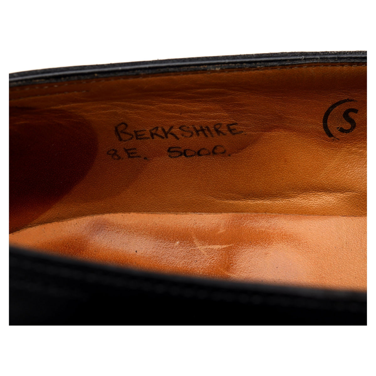 &#39;Berkshire&#39; Black Leather Loafer UK 8 E