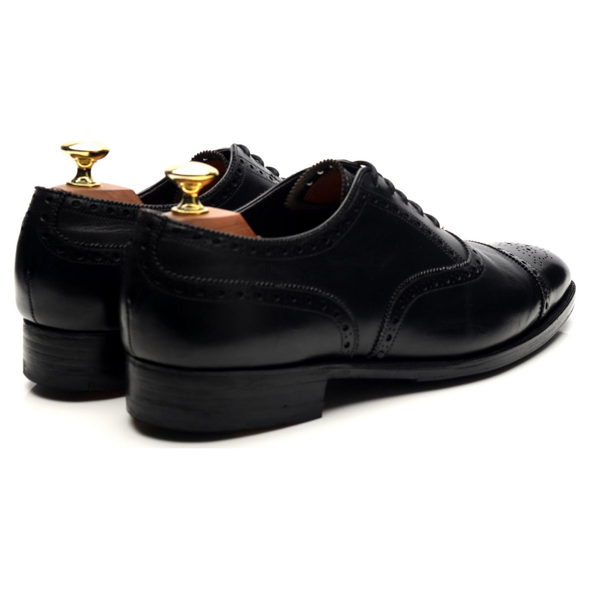 Wildsmith Black Leather Oxford Brogues UK 8 D