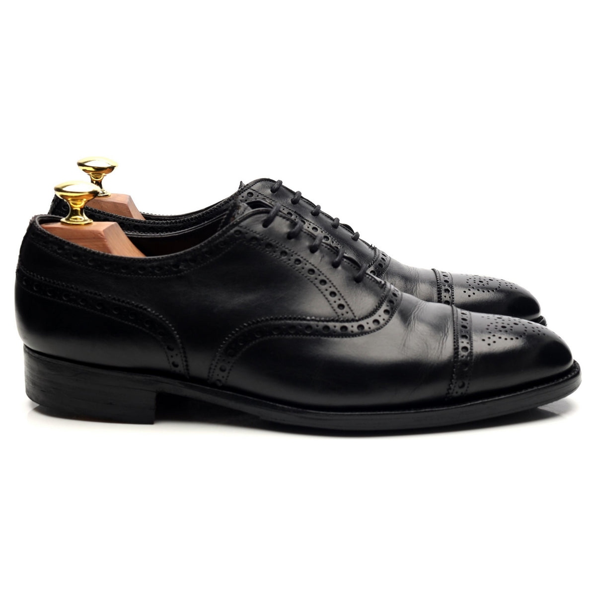 Wildsmith Black Leather Oxford Brogues UK 8 D