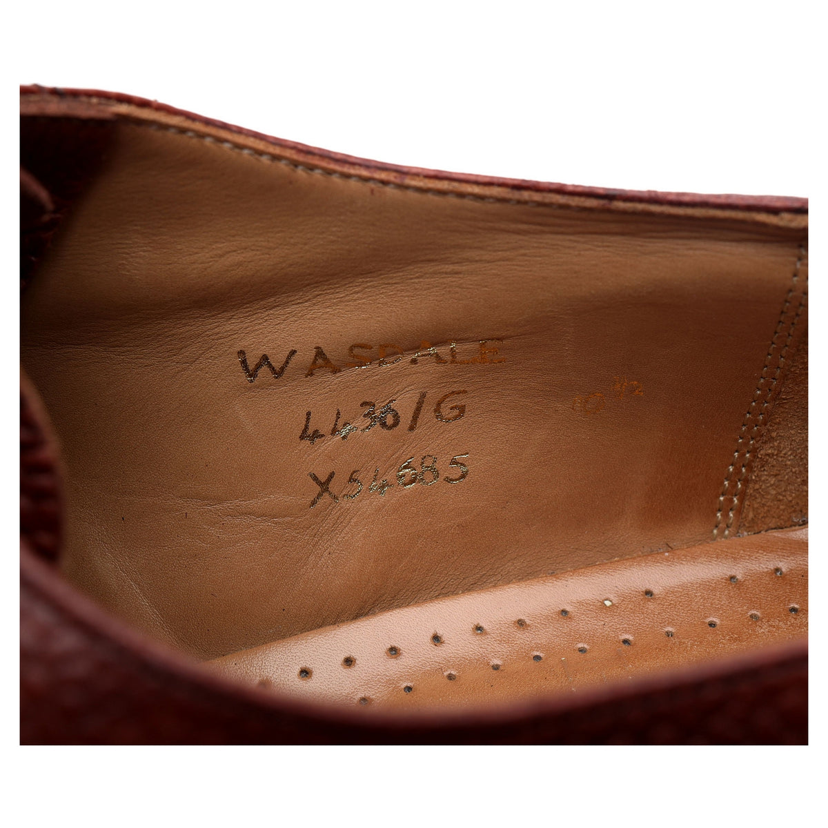 Herring &#39;Wasdale&#39; Brown Leather Veldtschoen Derby UK 10.5 G