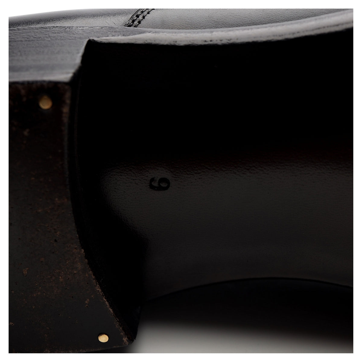 &#39;OXF 221&#39; Black Leather Oxford UK 9