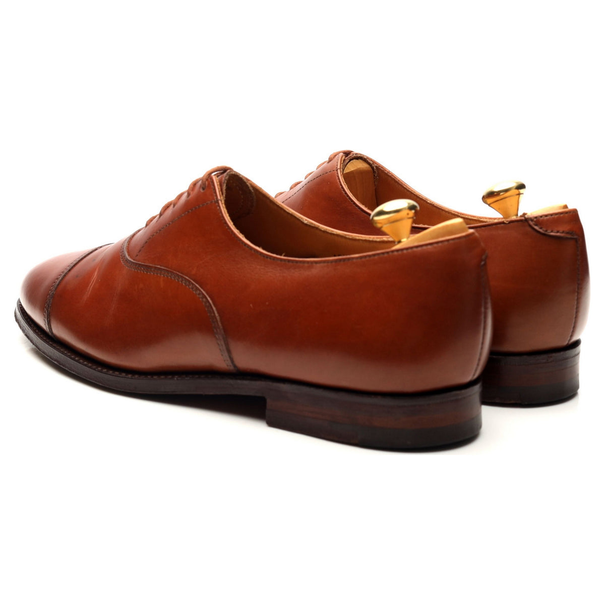 Women&#39;s &#39;Ashby&#39; Tan Brown Leather Oxford UK 4.5 C