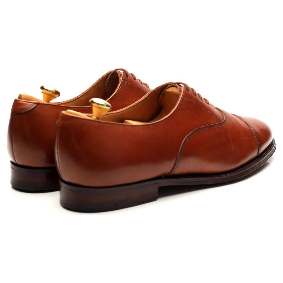 Women&#39;s &#39;Ashby&#39; Tan Brown Leather Oxford UK 4.5 C