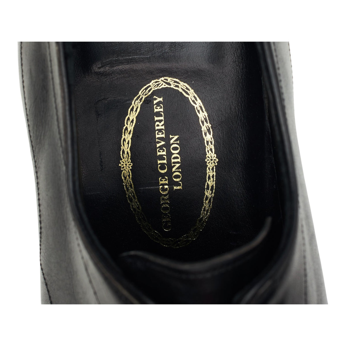 Black Leather Oxford UK 6.5 E