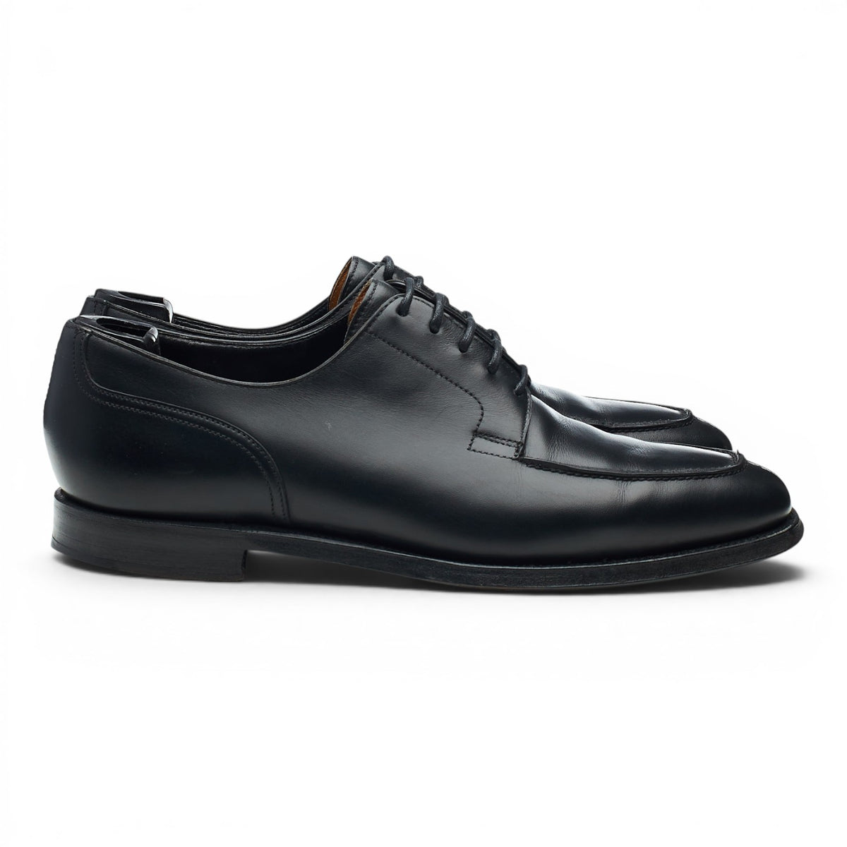 Black Leather Split Toe Derby UK 7 E