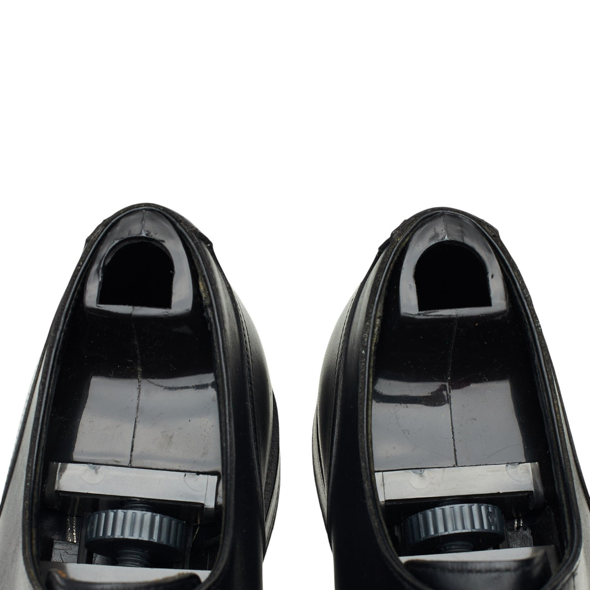 Black Leather Split Toe Derby UK 7 E