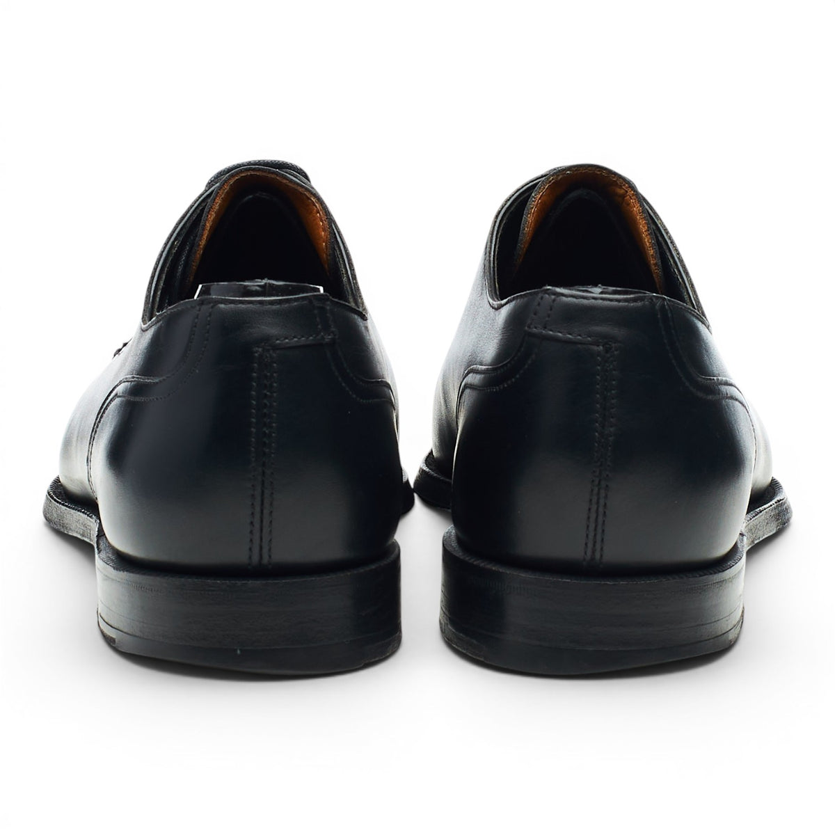 Black Leather Split Toe Derby UK 7 E