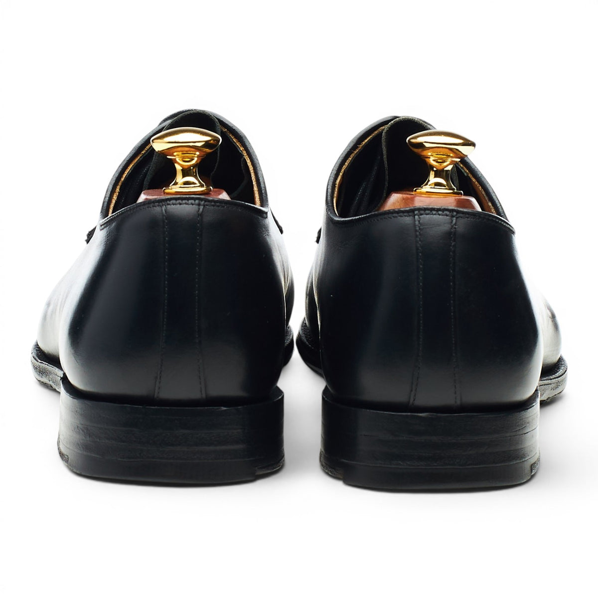 'Stratton' Black Leather Derby UK 8.5 G