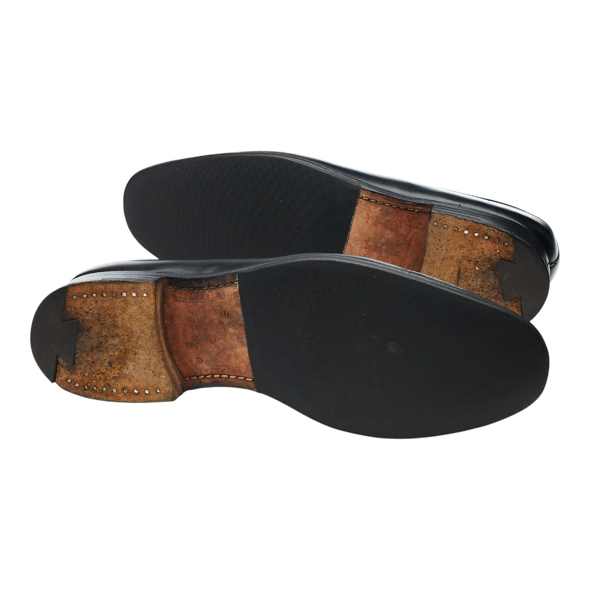 'Stratton' Black Leather Derby UK 8.5 G