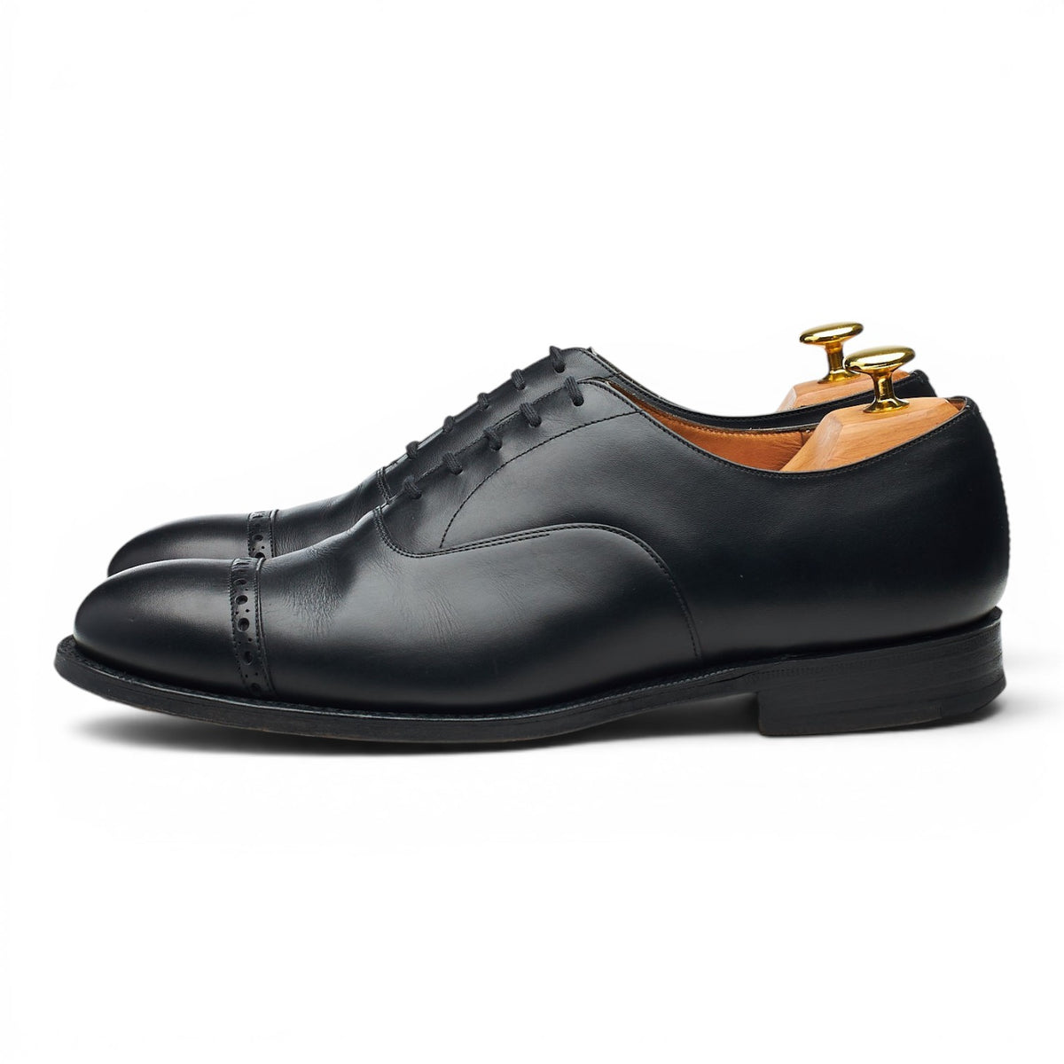 'Eskdale' Black Leather Oxford UK 8 F
