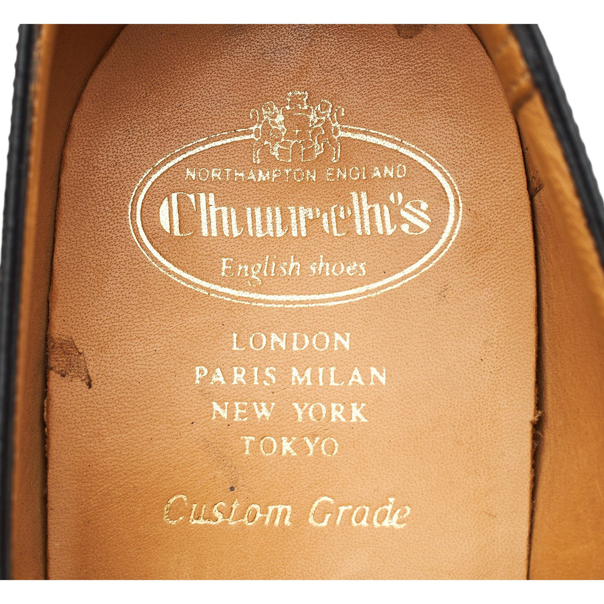 'Westbury' Black Leather Monk Strap UK 10.5 G