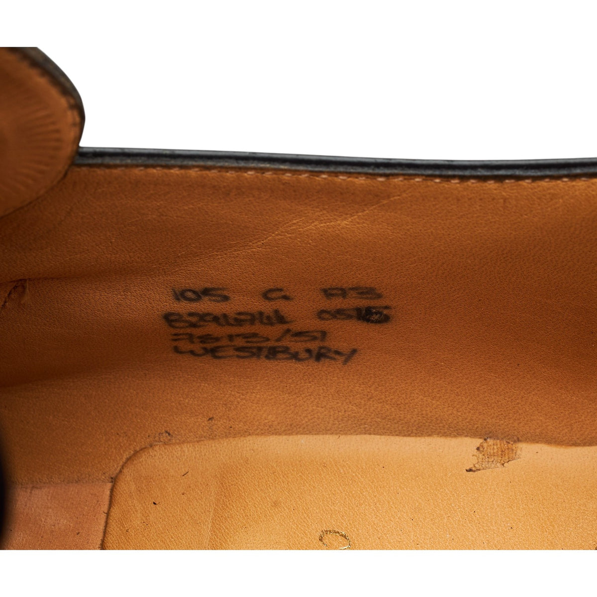 'Westbury' Black Leather Monk Strap UK 10.5 G