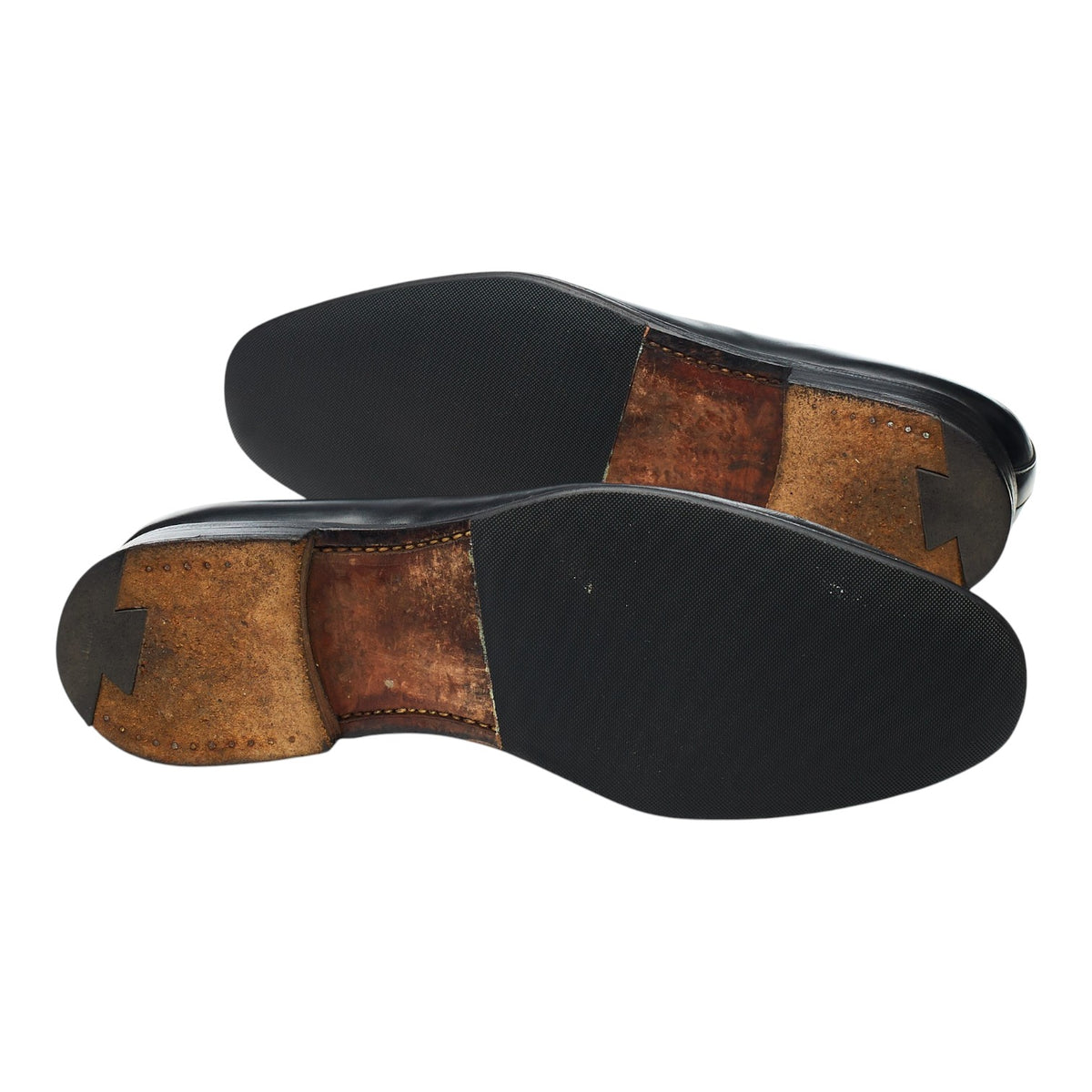 'Stratton' Black Leather Derby UK 8.5 G