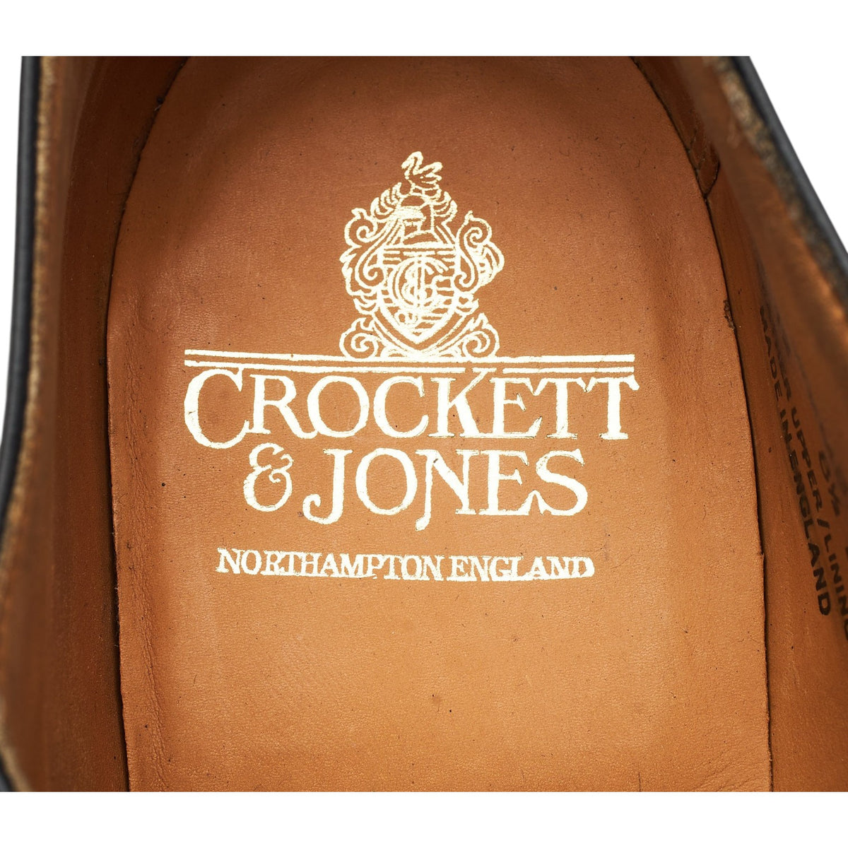 'Wembley' Black Leather Oxford UK 8.5 E