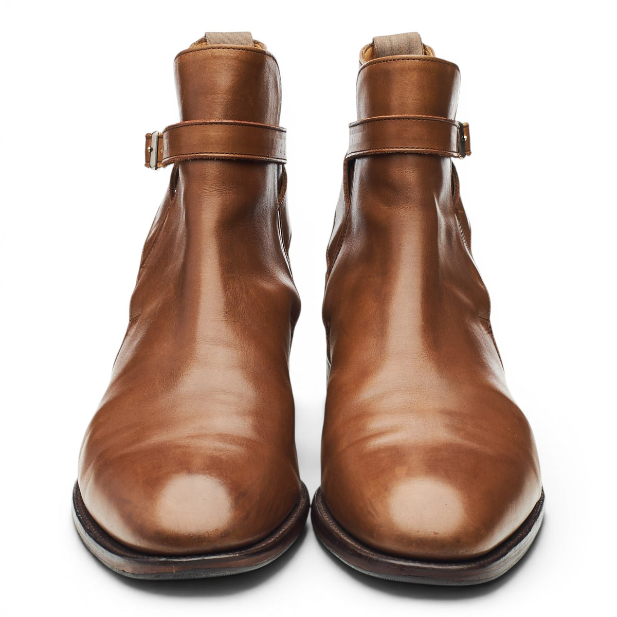 'Alex' Brown Leather Jodhpur Boots UK 9.5 F