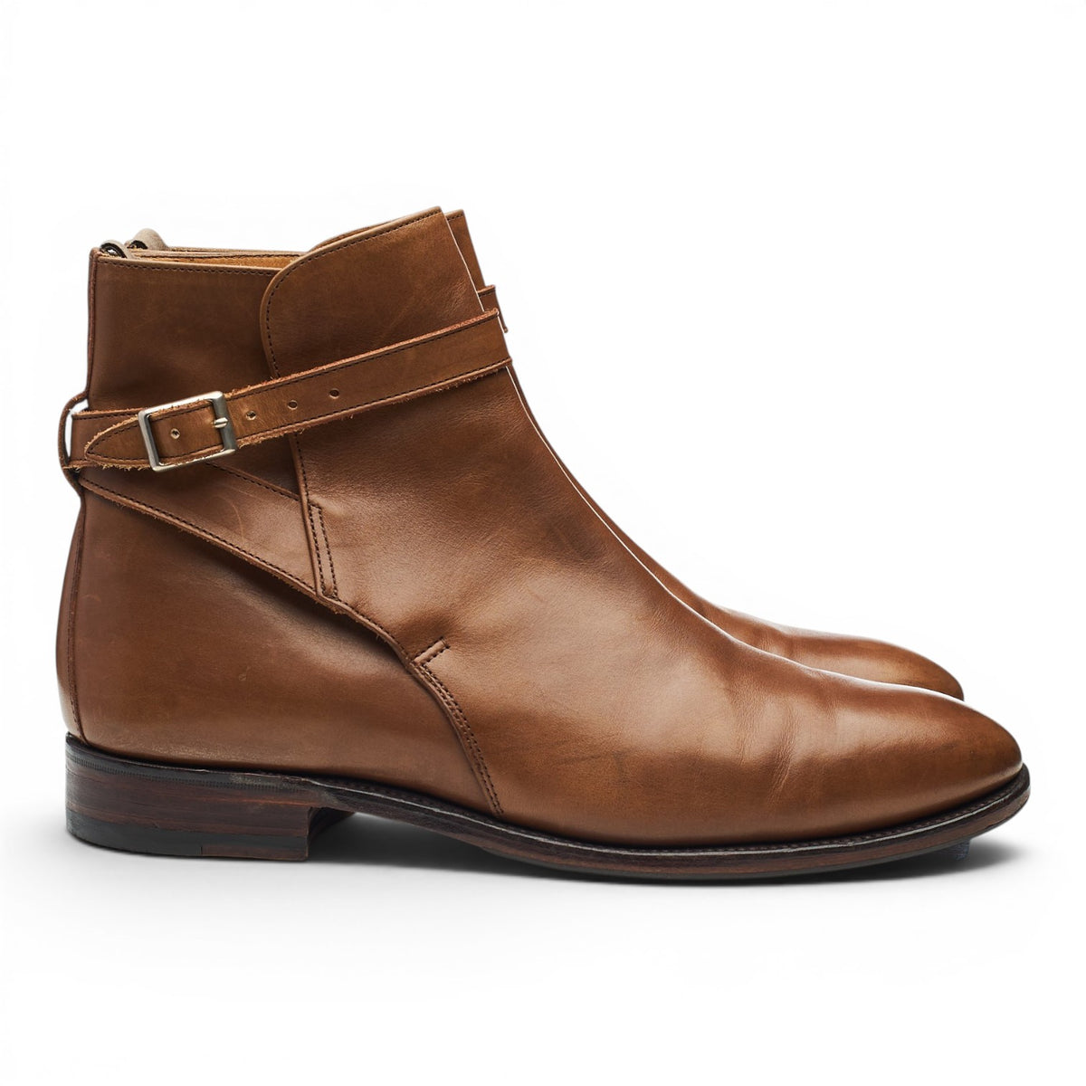 'Alex' Brown Leather Jodhpur Boots UK 9.5 F