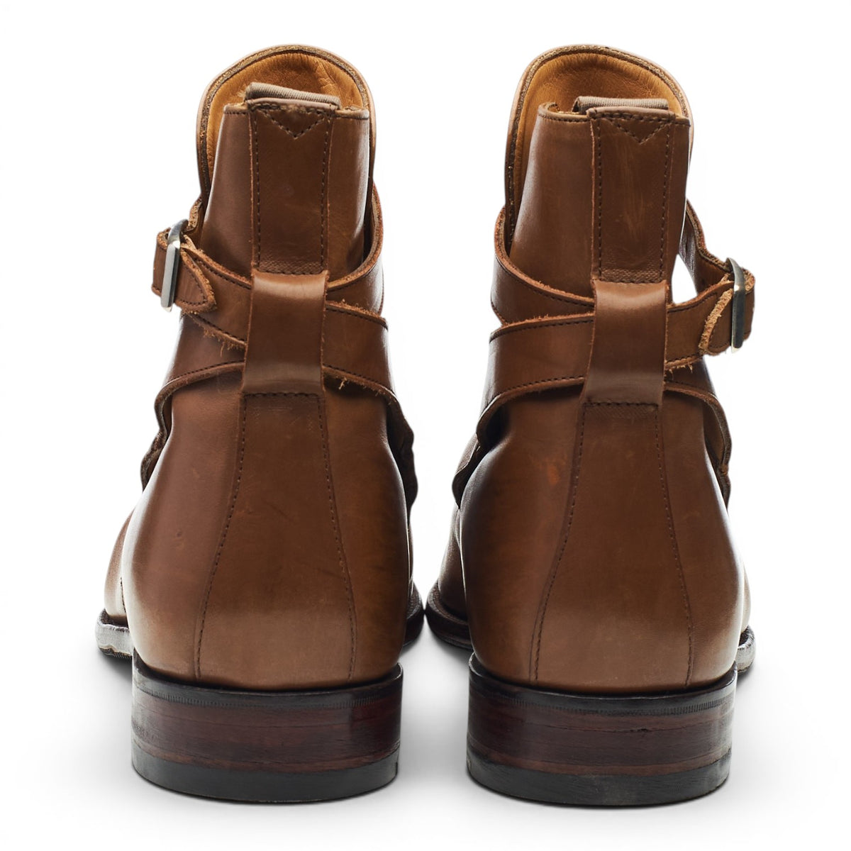 'Alex' Brown Leather Jodhpur Boots UK 9.5 F
