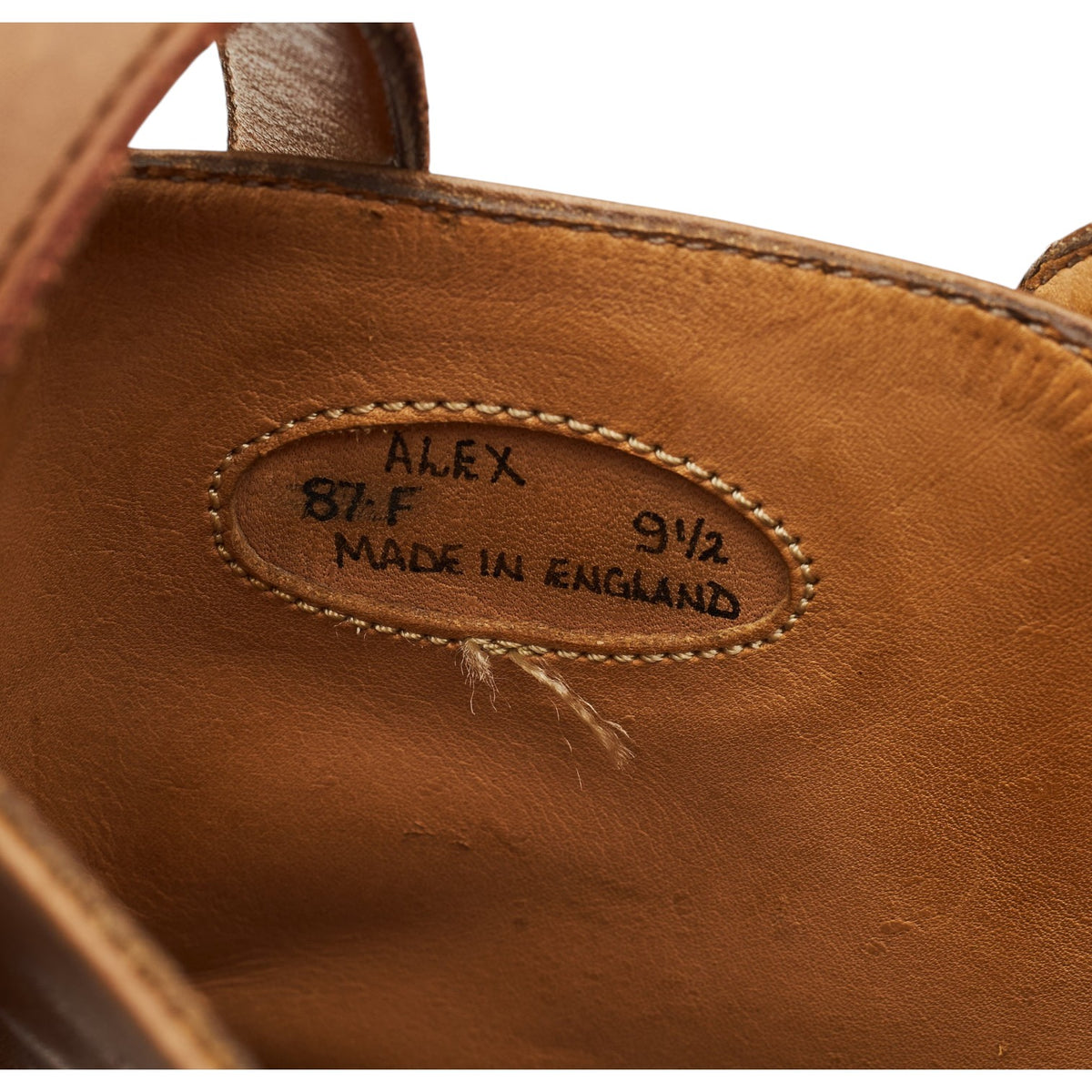 'Alex' Brown Leather Jodhpur Boots UK 9.5 F