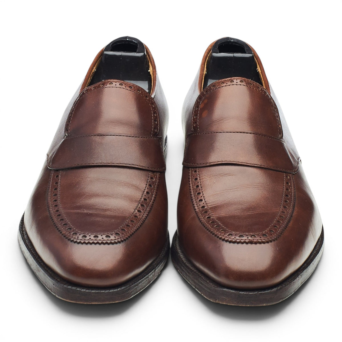Brown Leather Loafers UK 6.5 E