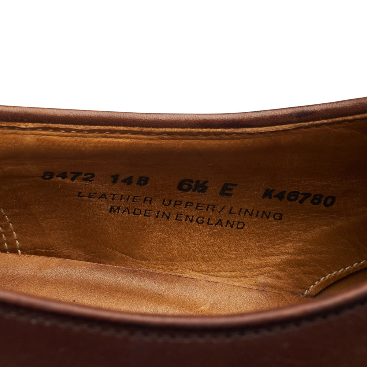Brown Leather Loafers UK 6.5 E
