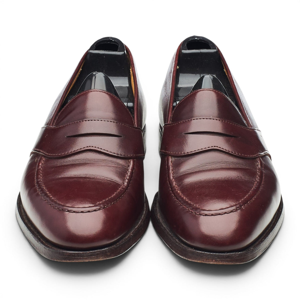 Burgundy Leather Loafers UK 6.5 E