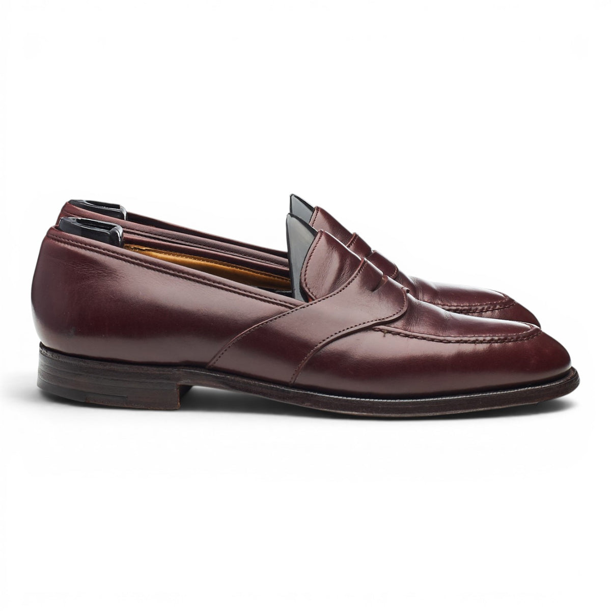Burgundy Leather Loafers UK 6.5 E
