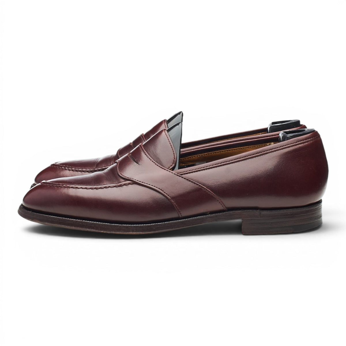 Burgundy Leather Loafers UK 6.5 E