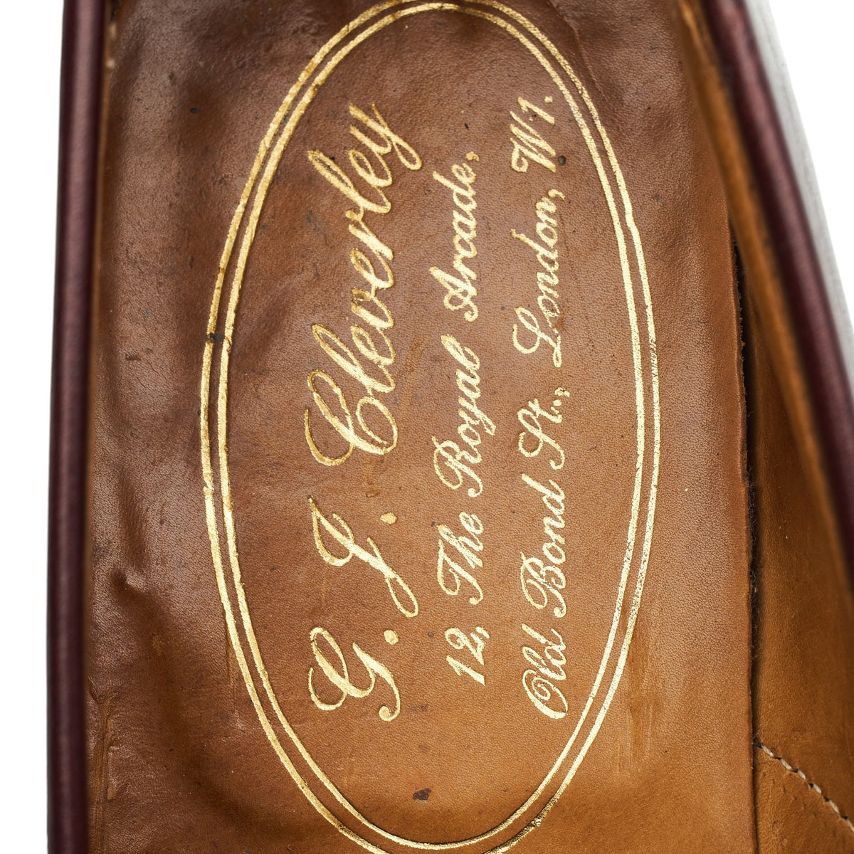 Burgundy Leather Loafers UK 6.5 E