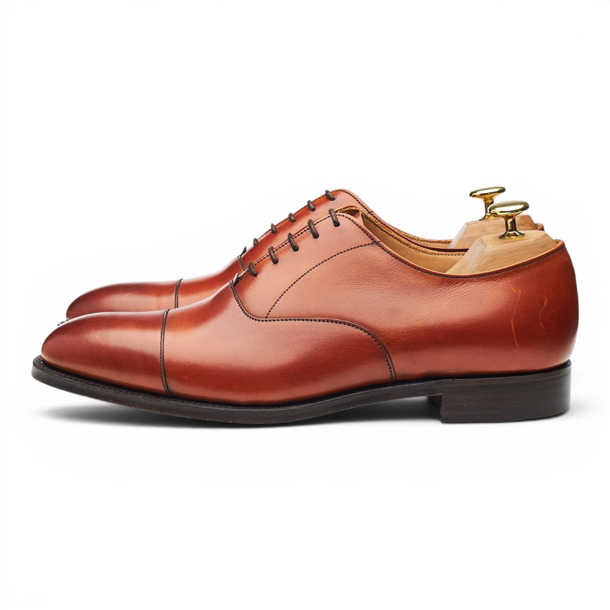 Shipton & Heneage 'Skye' Tan Brown Leather Oxford UK 8.5 F