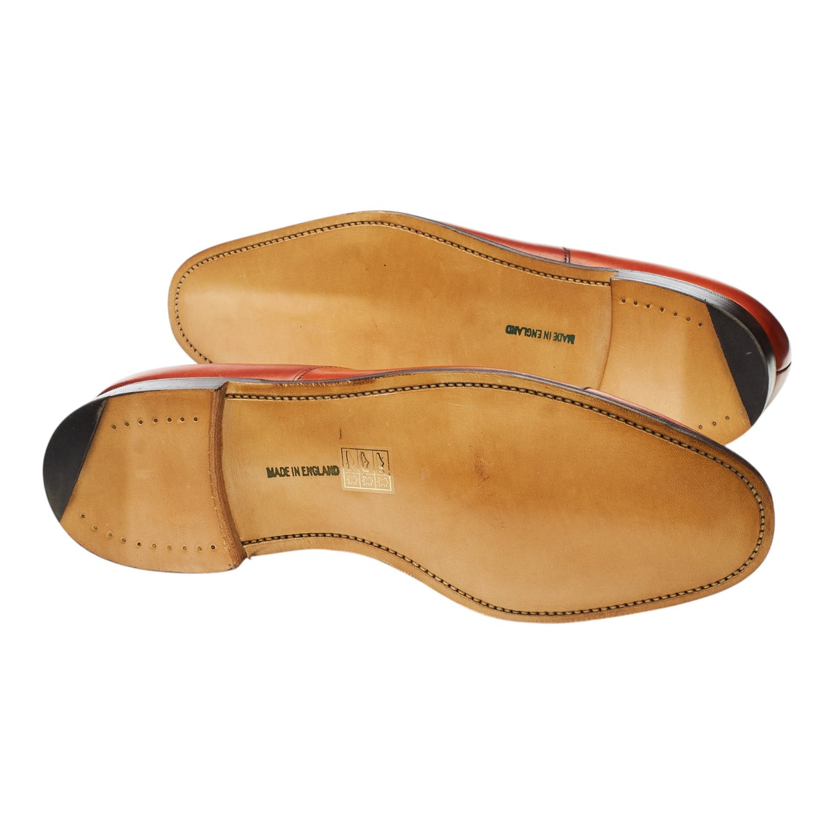 Shipton & Heneage 'Skye' Tan Brown Leather Oxford UK 8.5 F