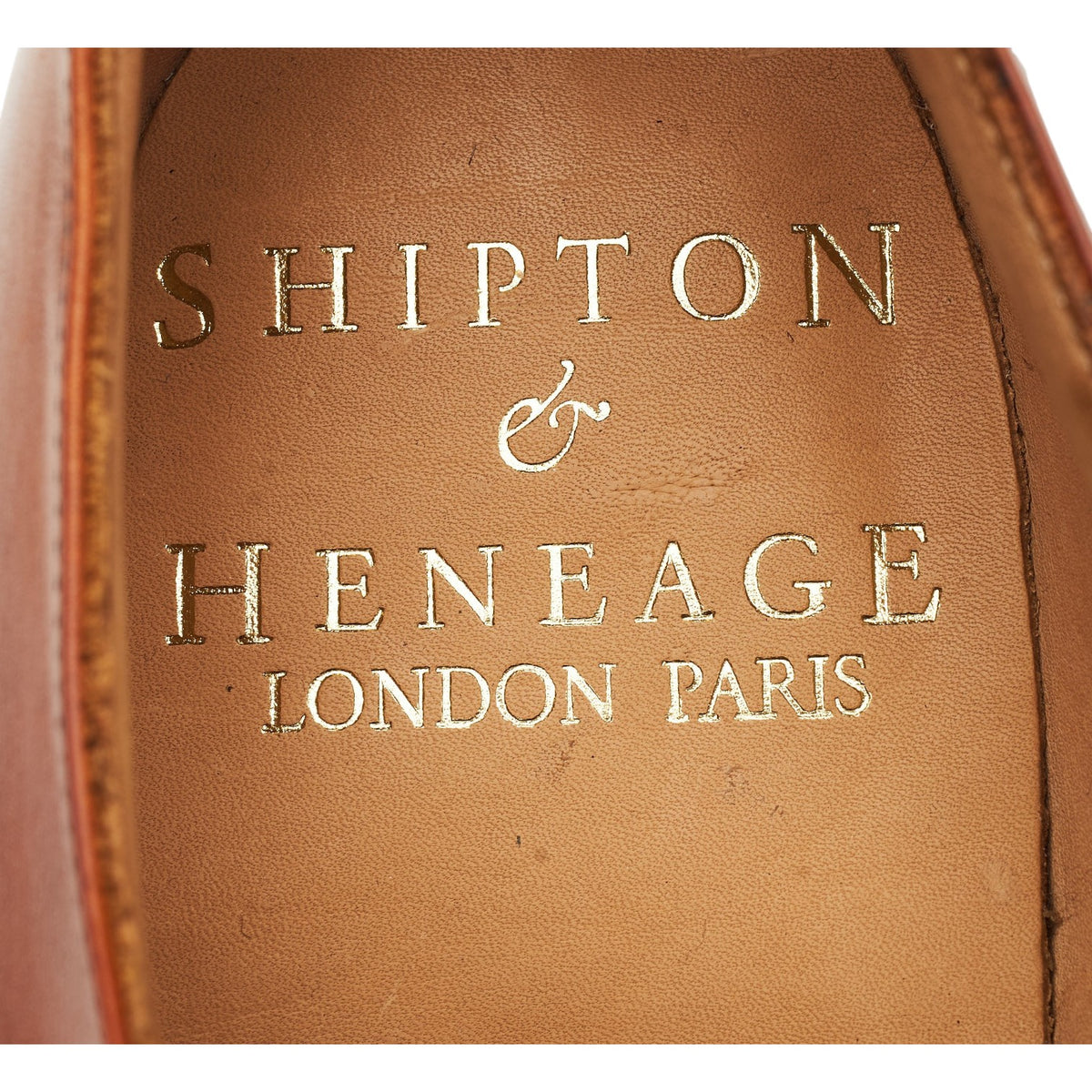 Shipton & Heneage 'Skye' Tan Brown Leather Oxford UK 8.5 F