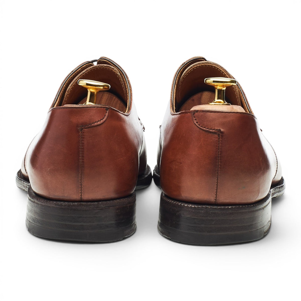 'Draycott' Tan Brown Leather Derby UK 8 G