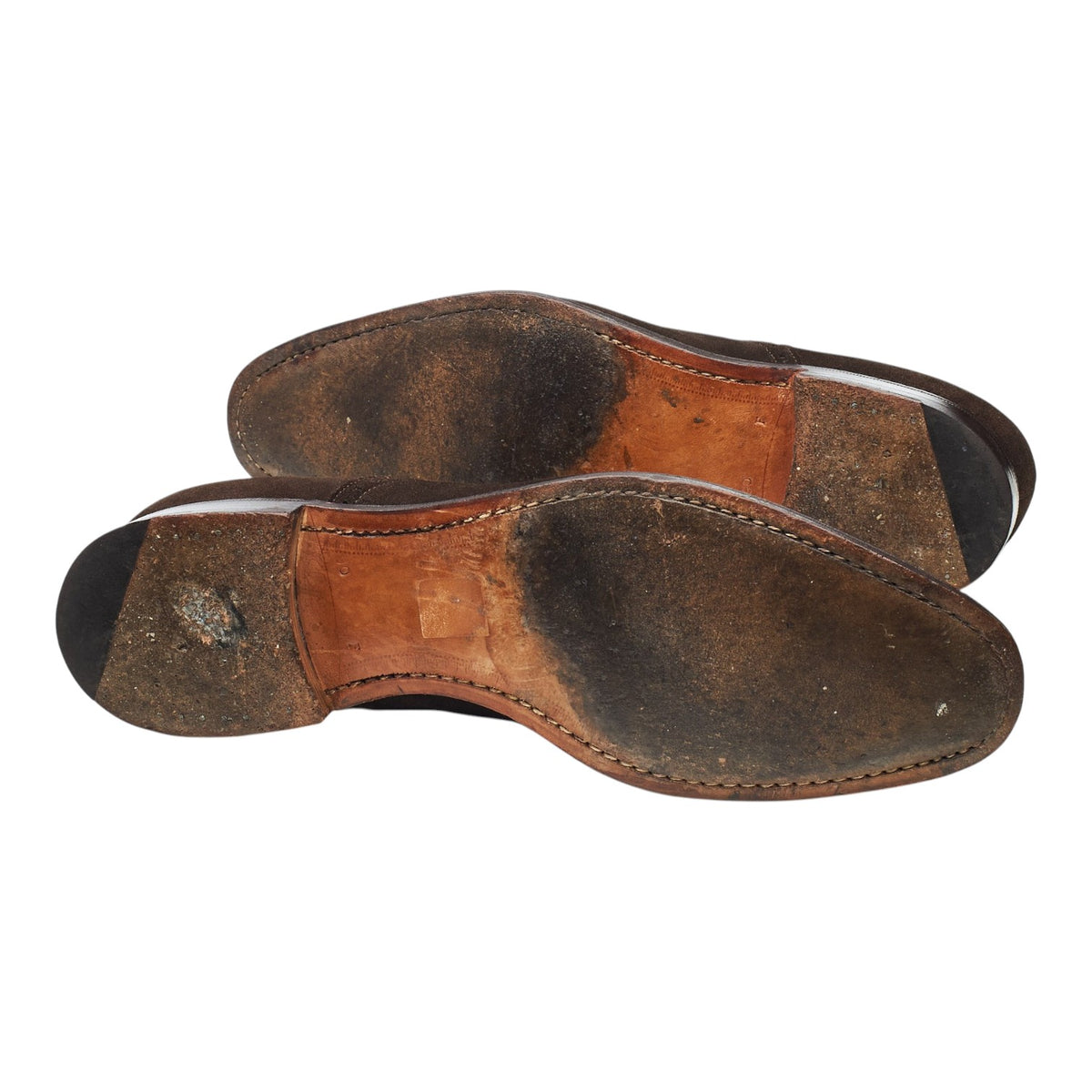 'London' Dark Brown Suede Oxford Brogues UK 9 F